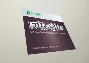 Product branding insert for FiltaSilt
