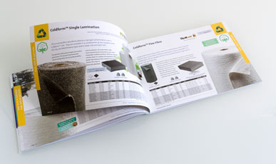 Evolution Sorbent Products brochure spread