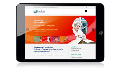 scott-grant-webpage scott-grant website on ipad